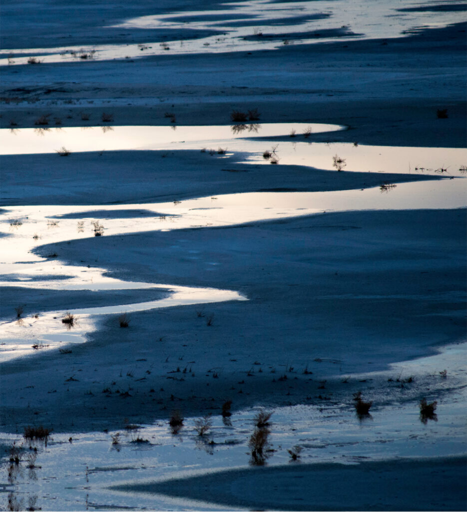 Shoreline, Great Salt Lake. 2018 Art Access 300 Plates Fundraiser contribution.