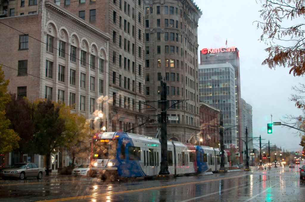 Main Street Train, Salt Lake City, Utah.